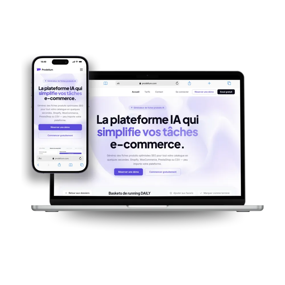 Aperçu du projet Prodelium
