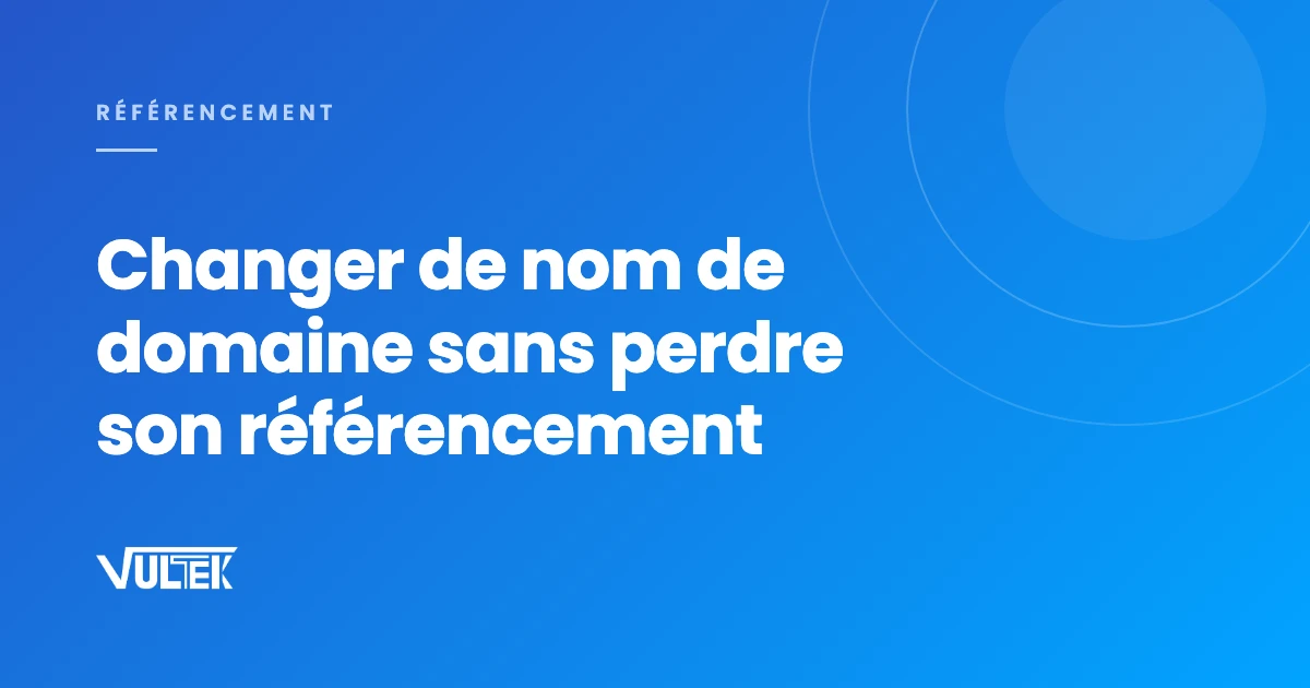 schéma d'un changement de nom de domaine avec une redirection 301 vers la nouvelle adresse