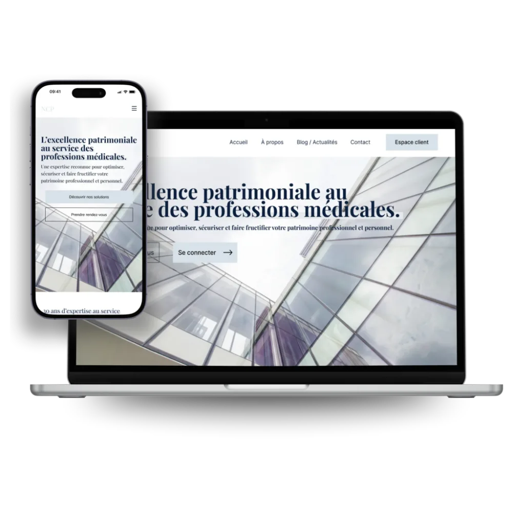 Aperçu du site de NCP