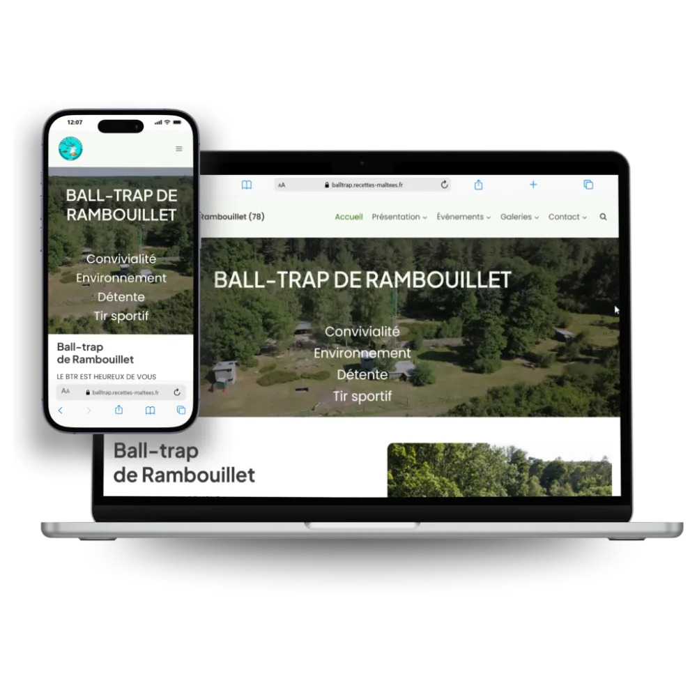 Aperçu du site du Ball-Trap de Rambouillet